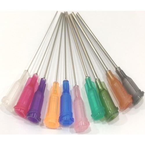 10Pcs/lot Dispensing Screw Needles Tip For Liquid Dispenser Syringe Syringes for Mixing Many Liquid Sent Randomly