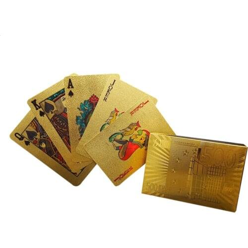 54Pcs/Set Waterproof US Dollar Pattern Poker Table Game Playing Card Collection Poker Home Game Playing Card Enshrine Poker