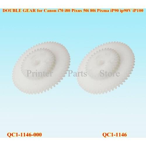 6pcs QC1-1146-000 Motor Drive Gear Wheel DOUBLE GEAR for Canon PIXUS 50i 80i i70 i80 iP90 iP90v CF-PL90 PL95 PL90 PL95W