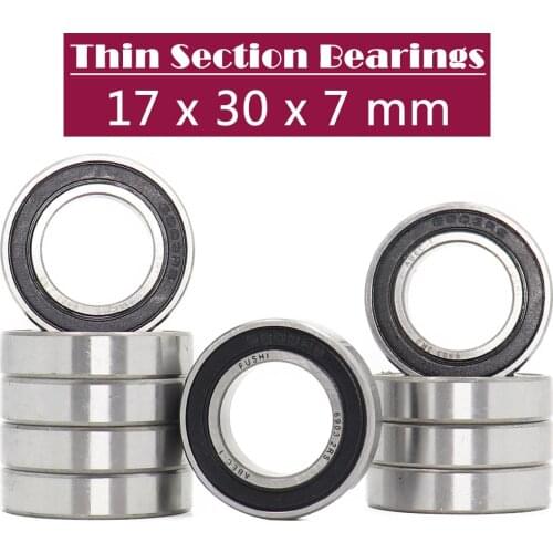 6903-2RS Bearing ABEC-1 (10 Pcs) 17x30x7 mm Thin Section 6903 2RS Ball Bearings 6903RS 61903 RS