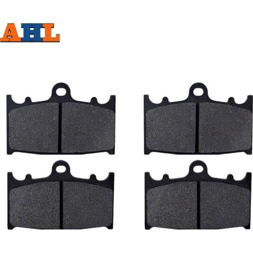 AHL 2 Pairs Motorcycle Brake Pads For SUZUKI Street Bikes GSXR 600 GSX-R 750 SV 1000 TL 1000 GSF 1250
