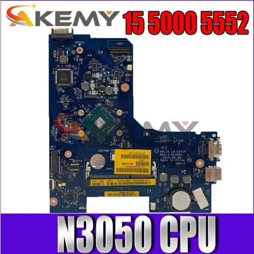 Free shipping For Dell Inspiron 15 5000 5552 Laptop motherboard CN-06KW6N 6KW6N 06KW6N AAL14 LA-C571P With N3050 working well