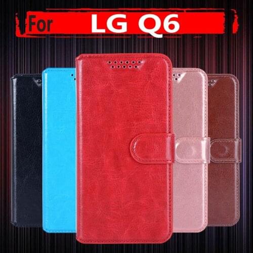 For LG Q6 Alpha Case Luxury PU Leather Wallet Cover Phone Case For LG Q6 For LG Q 6 Alpha Q6 Plus X600 X600K X600S X600L Case