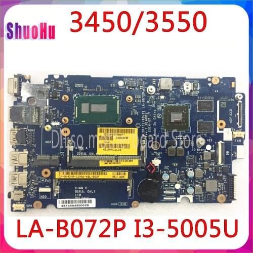 KEFU LA-B072P CN-0YWW5F CN-01J67F For Dell Latitude 3450 3550 Motherboard DDR3 HM76 Inspiron I5 Intel Integrated 60 Days