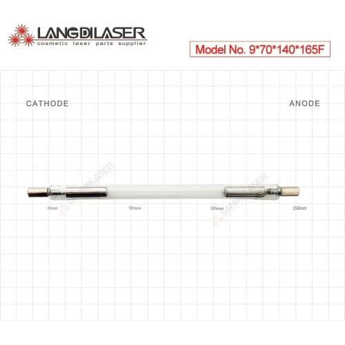 YAG laser lamp , size : 9*70*135*160F - pole , YAG laser xenon arc lamp for YAG laser cutting machines