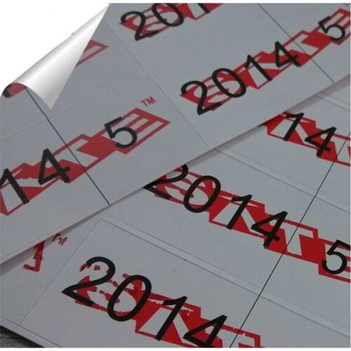 Newly design adhesive shiny gold PET sticker, die cut foil sticker, reflective glossy vinyl sticker from China