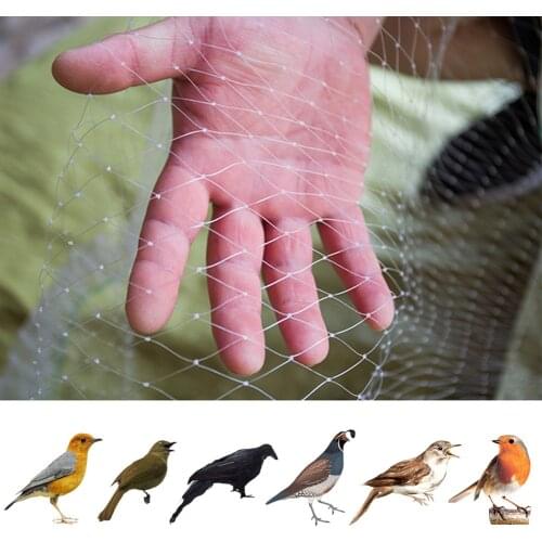 4*10M Nylon Bird Preventing Netting Anti Bird Net Crop Fruit Pond Protection Mesh Greenhouse Garden Vegetable Pest Control