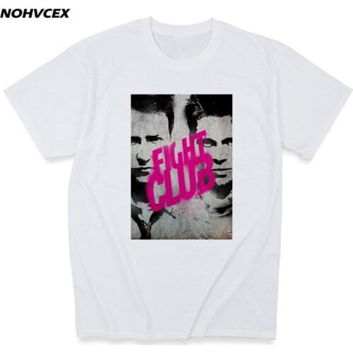 Fight Club Avant-Garde Hip Hop Novelty T Shirt MenS Brand Clothing Top Tee High Quality