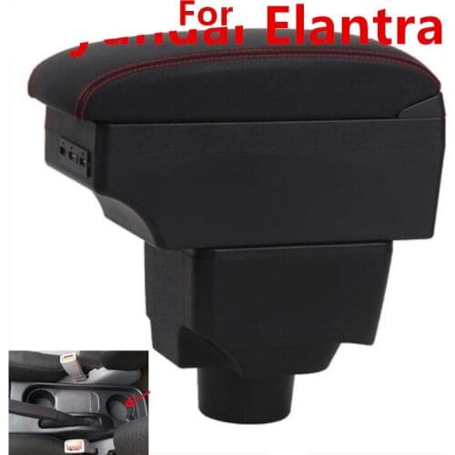 For Hyundai Elantra XD armrest box For Hyundai Elantra XD central Store content Storage box USB interface