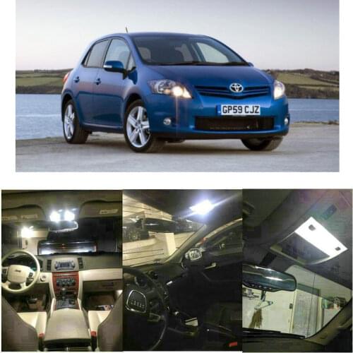 LED interior lighting complete set For Toyota Auris E150 Auris E180 Facelift 15-19 Avensis T25 C-HR 2016- Corolla E120 E210