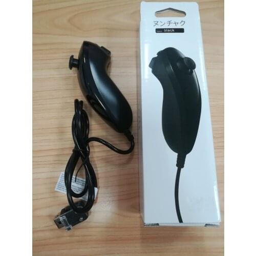 5 Pairs Black white Wireless Remote Controller+Nunchuk Combo Kit with MOTION PLUS for Wii Joystick Motion Plus with Silicon Case