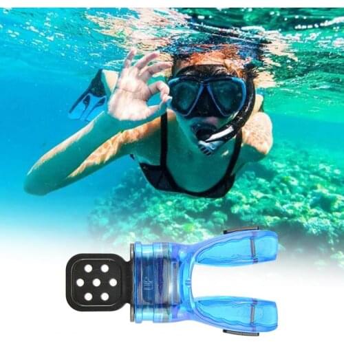 Underwater diving breathing regulator Universal comfortable thermoplastic silicone mouthpiece Bite safe diving accessories