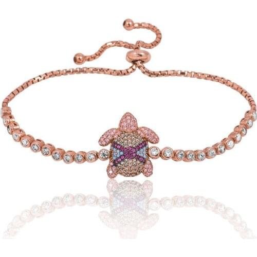 Silver With Lift Tortoise Women Bracelet