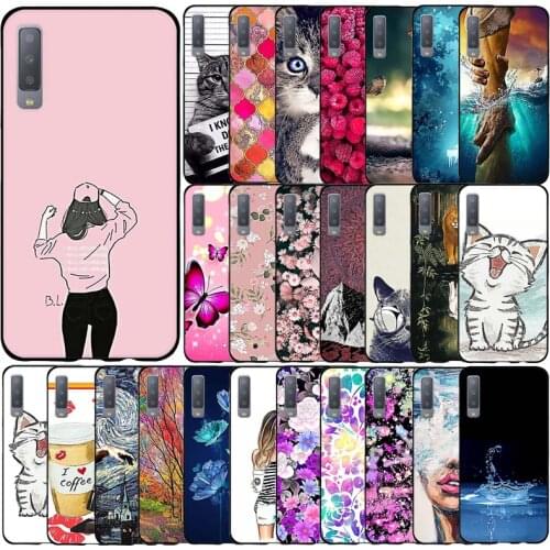 Silicone Case For Samsung Galaxy A7 2018 A750 A750F Case 6.0" Phone case For Fundas Samsung A7 2018 A750 A750f Coque Bumper Capa