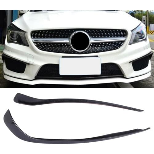 Front Bumper Splitter Spoiler Trim for Mercedes W117 C117 CLA Class CLA45 CLA200 CLA220 CLA250 CLA260 AMG 2013-2015