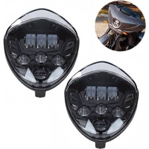 Polaris Victory Motorcycle led headlights For Victory Cross Country Models
