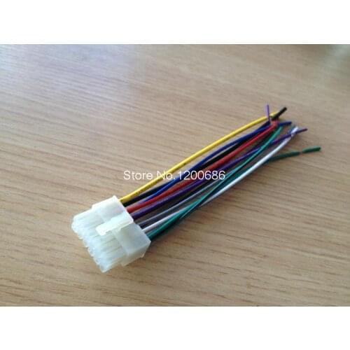 Universal car audio wiring harness universal machine CD 5557 tail line 12P car plug wire audio wire