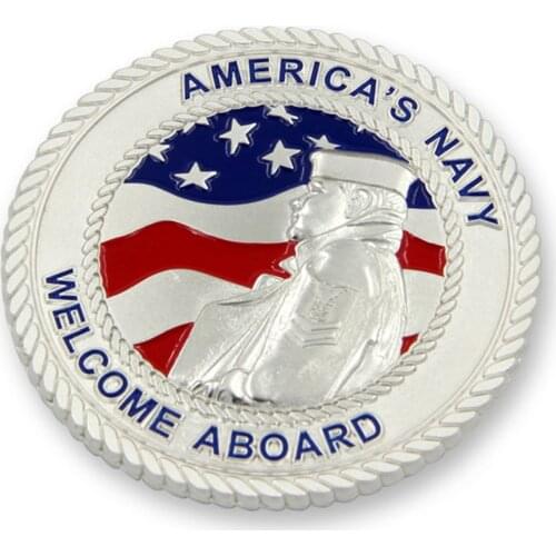 High Polish Rope Edge Enamel Coin low Price usa military navy Coin hot sale custom 3D plating silver coins
