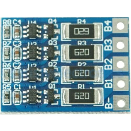 Li-ion Lipo 18650 Lithium Battery Charge Balance Protection Board 4S 4.2V 14.4V 16.8V 68mA Polymer Charging Balance Module