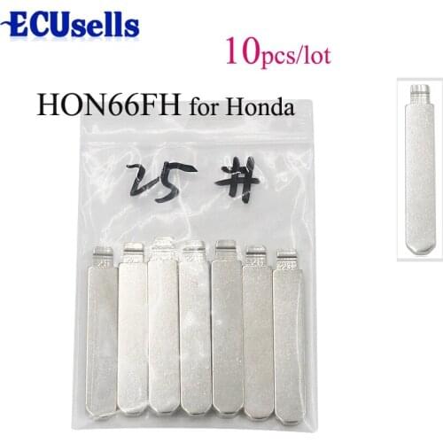 10pcs/lot, Universal Remotes Flip Blade 25# for KD Remote, HON66FH for Honda Accord Fit City New Odyssey for Acura