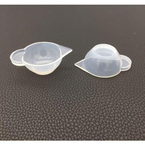 3x Silicone Measuring Cups Back Measuring Cup Tool Resin Jewelry Casting Molds