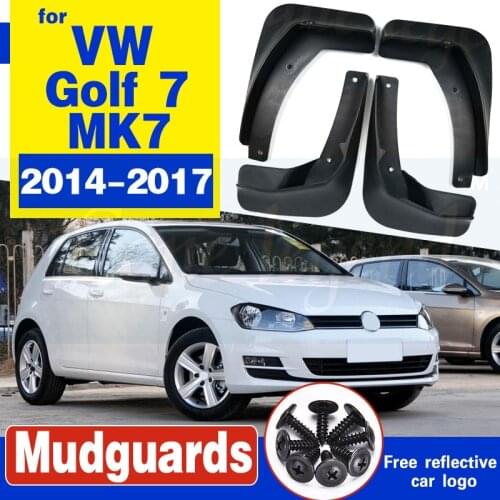 For Volkswagen VW Golf 7 Mk7 2014~2017 Mudflap Fender Mud Flaps Guard Splash Flap Mudguards Accessories 2014 2015 2016 2017 2018