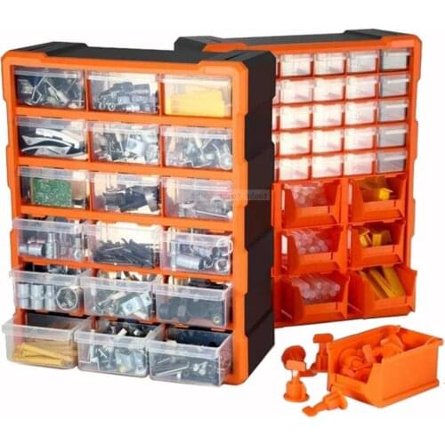Tool case Parts box Classification of ark Multi-grid drawer type Building blocks case Screw classification Component box
