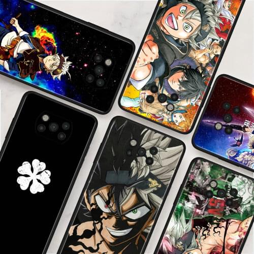 Black Clover Asta Cover for Xiaomi Mi Poco X3 NFC M3 X3 Pro F3 F1 9T 10 11 Ultra Note 10 10T 5G A2 Lite Cell Phone Case