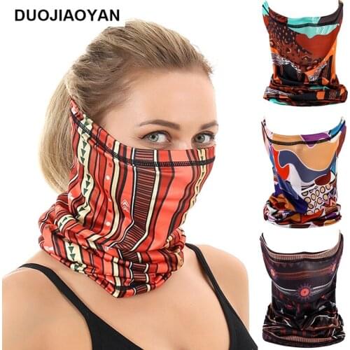 DUOJIAOYAN New Hiking Scarves Cycling Sports Bandana Outdoor Riding Headwear Men Women Scarf Neck Tube Magic Scarf