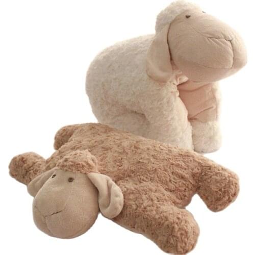 Export Korea Lamb folding pillow Plush Sheep Stuffed Animal Plush Simulation Lamb Changeable Doll Toys for Children Room Decor