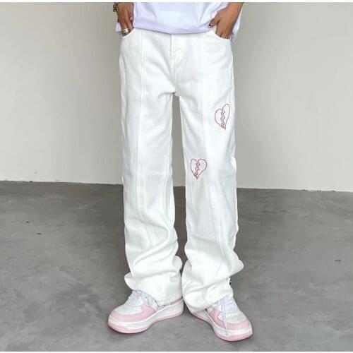 FNCXGE Women's Jeans With Embroidery