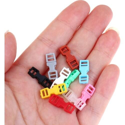 10 Pcs 4mm Mini Buckle Tiny Doll Clothes Belt Buckles for DIY Doll Backpack Button Bracelet Strap Buckle Asseccories