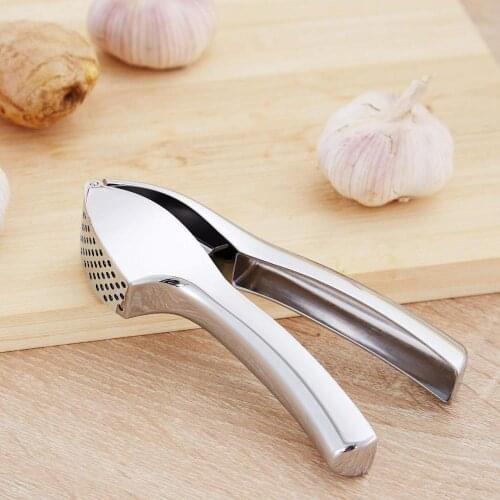 Stainless Steel Multifunctional Garlic Press Zinc Alloy Garlic Press Kitchen Tool Creative Garlic Press