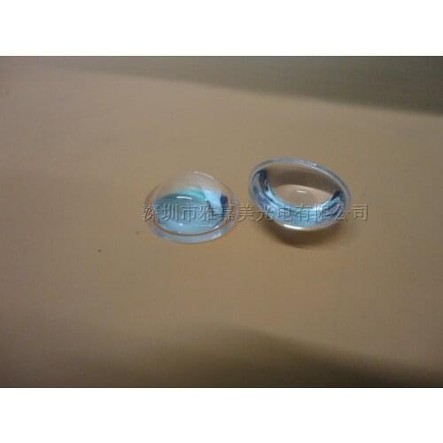 Plastic LED convex lens 20.5MM Height 8.0mm ,Plano Convex lens ,Flashlight focusing optical lens