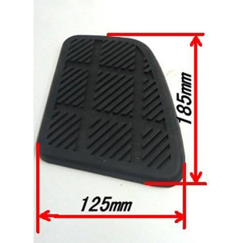 2x Rubber Black Fuel Tank Traction Pad Gas Side Knee Grip Protector Decals Sticker for Motorcycles Universal, Square Shape