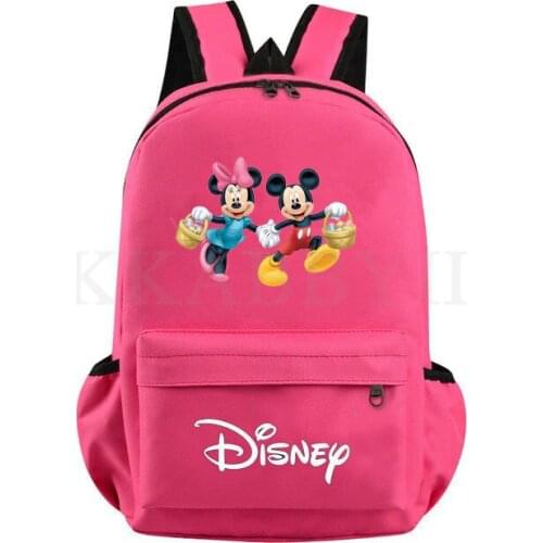 Mickey Mouse Backpack Women Girls Schoolbags Students Daily Rucksack Laptop Teenagers Backpack New Mochila for Kids