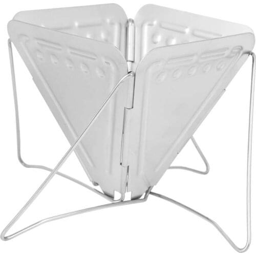 Folding Outdoor Coffee Tea Filter Tableware Portable Camping Stainless Steel Coffee Drip Rack Tea Drain Filter Holder Cookware