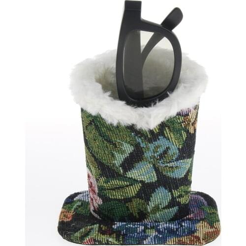 High Quality Plush Glasses Holder Glasses Stand Sunglasses Holder for Home / / Office / Hotel Desk