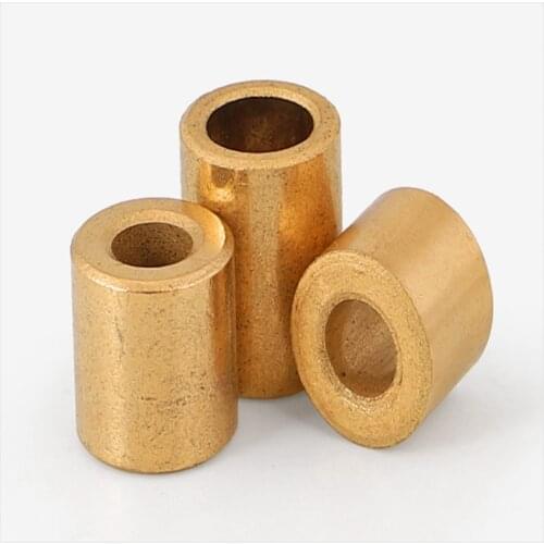 1pcs nner diameter m12m14m16m18m20m22m40 powder metallurgy oil bearing pure copper sleeve outer 14 / 16 bushing