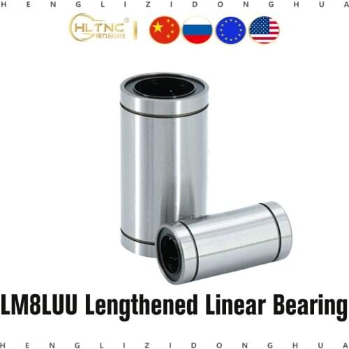 1pcs Solid Polymer Linear Bearings Bushing LM8LUU 8MM Prusa Mendel DIY CNC Motion LML8UU 8*15*45 mm