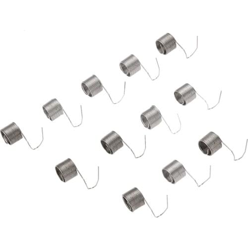 20pcs Thread Tension Check Springs Industrial Single Needle Sewing Machines Flat Car Parts 10.5*8.5mm