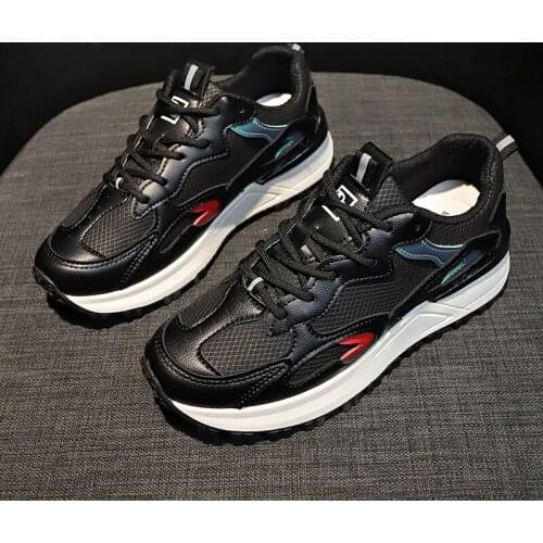 2020 Autumn Womens Jogging Shoes Breathable Outdoor Damping Fashion Sneakers For Lady Light Lace-up Walking Shoes