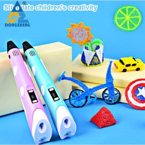 3D Printing Pen Digital Display Intelligent 3D Pen High Temperature 3D Graffiti Painting Pens with Educational Toys Gift