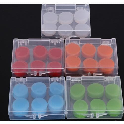 6PCS Earplugs Protective Ear Plugs Silicone Soft Waterproof Anti-noise Earbud Protector Swimming Showering Water Sports