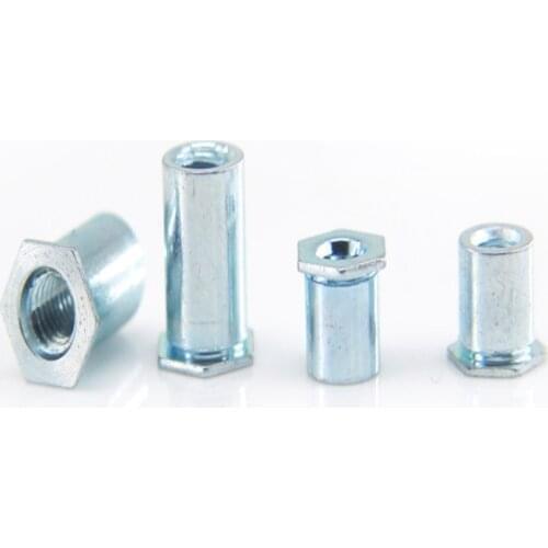 SOA-632-34/32/30/28/26/24/22/20/18/16/14/12/10/8/6/4 Thru-Hole Threaded Self-Clinching Standoffs Aluminum,It Can Be Anodized
