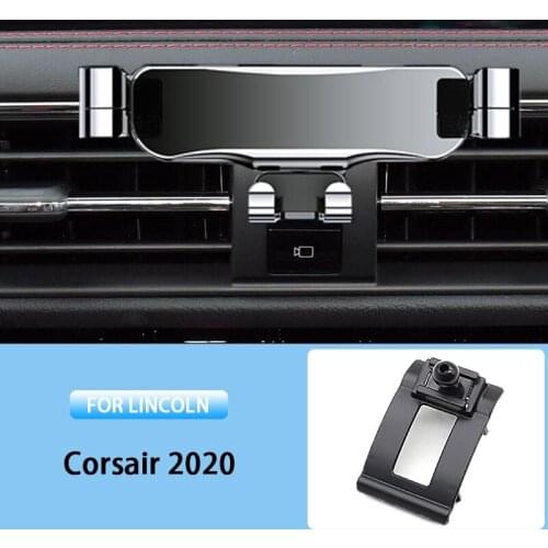 Car Cellphone Mobile Phone Holder For Lincoln Corsair 2020 Air Vent Mounts Stand GPS Gravity Navigation Bracket Car Accessories