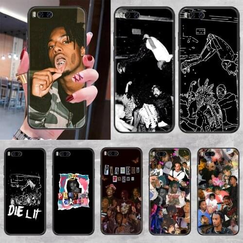 PLAYBOI CARTI Die lit Phone case For Xiaomi Mi Max Note 3 A2 A3 8 9 9T 10 Lite Pro Ultra black painting coque pretty funda