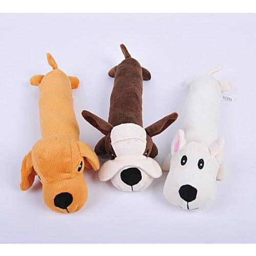 Pet toys chew squeaker stuffed animal dog vocal bear toy for dogs cat chew chirping plush toy for pet supplies
