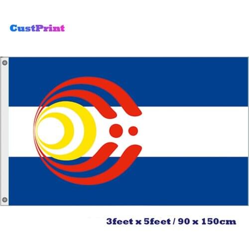 CustPrint 3ft by 5ft Colorado Bassnectar Flag 100D Polyester Custom Printed Digital Printed Flag