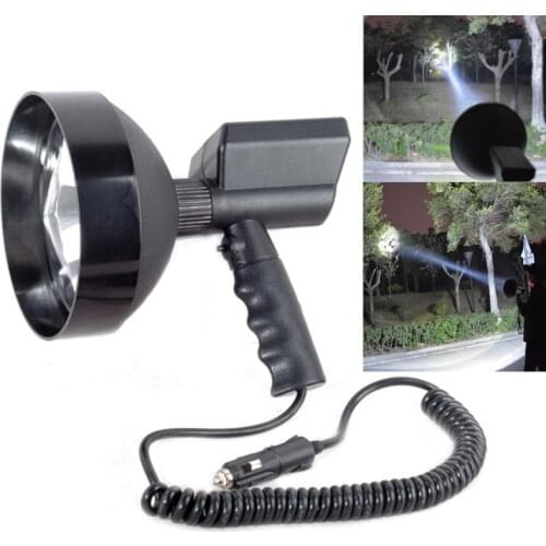 High power 5 Inch 100W xenon lamp outdoor Handheld hunting Lights fishing patrol vehicle HID searchlights hernia spotlight 12V
